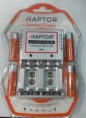 Pilas recargable AA más Cargador Raptor